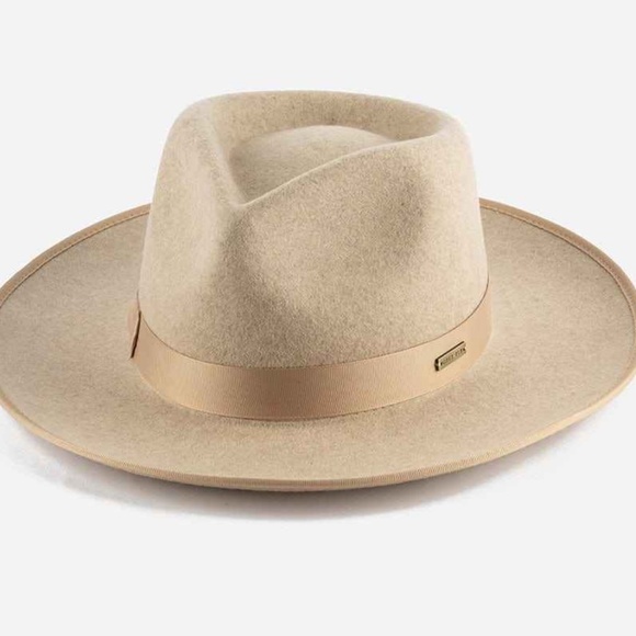 NWOT GIGI PIP Monroe Rancher Fedora Wide Brim Rancher in Oatmeal Size S/M (57) - Picture 2 of 5
